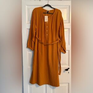 Universal Threads Mustard Dress